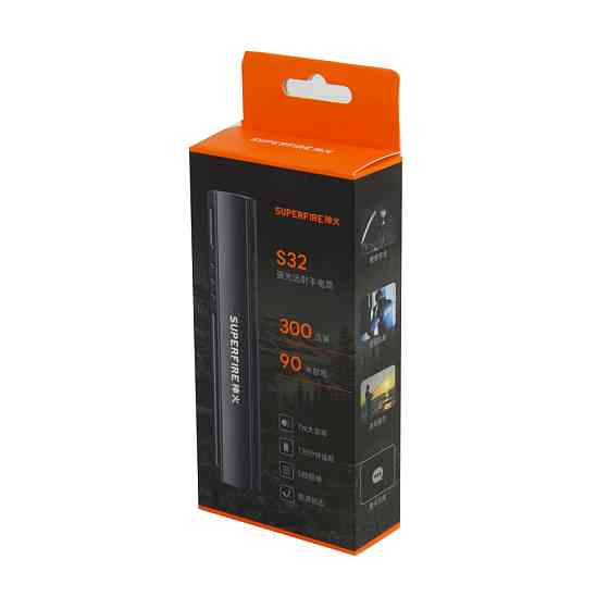 Ручний ліхтарик SUPERFIRE S32, що перезаряджається, з потужністю 5 Вт Київ