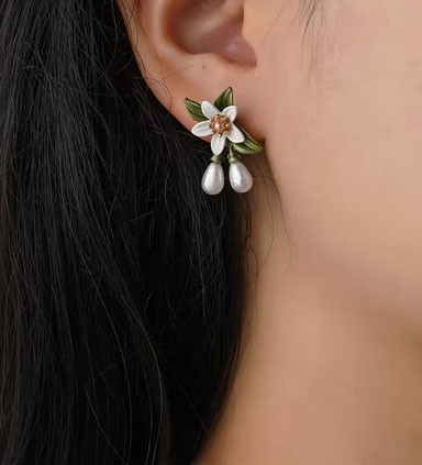 Сережки жіночі модні Едельвеси Київ - фото 3