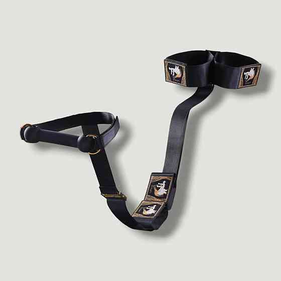 Бандажний набір UPKO зі змінними кляпами (кулька, ялинка, кістка) Hogtie Bondage Gear With Mouth Gags Sex Aura Київ
