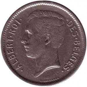5 франков. 1930 год, Бельгия. (Des Belges) Полтава