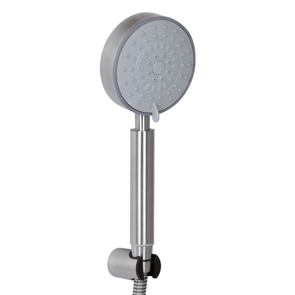 Змішувач для ванни Brinex Pure 006 з поворотним виливом (з душовим гарнітуром) Nickel BRIPUR006NKL Київ - фото 5