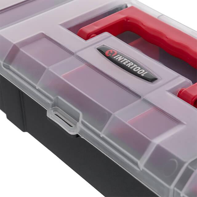 Органайзер 18", 7 комірок, 6 зйомних перегородок, 46х16.5х9.1см INTERTOOL BX-4042 Київ - фото 7