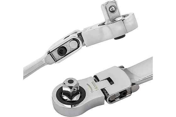 Тріскачкова рукоятка з комплектом насадок 3/8", 8–19 мм Forsage F-T5121 Одеса