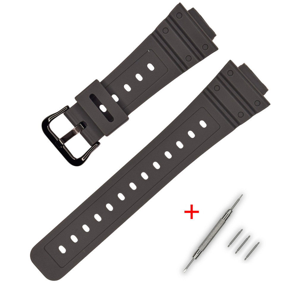 Ремешок для Casio G-Shock DW-5600 B Gray BK SBR Киев - изображение 1