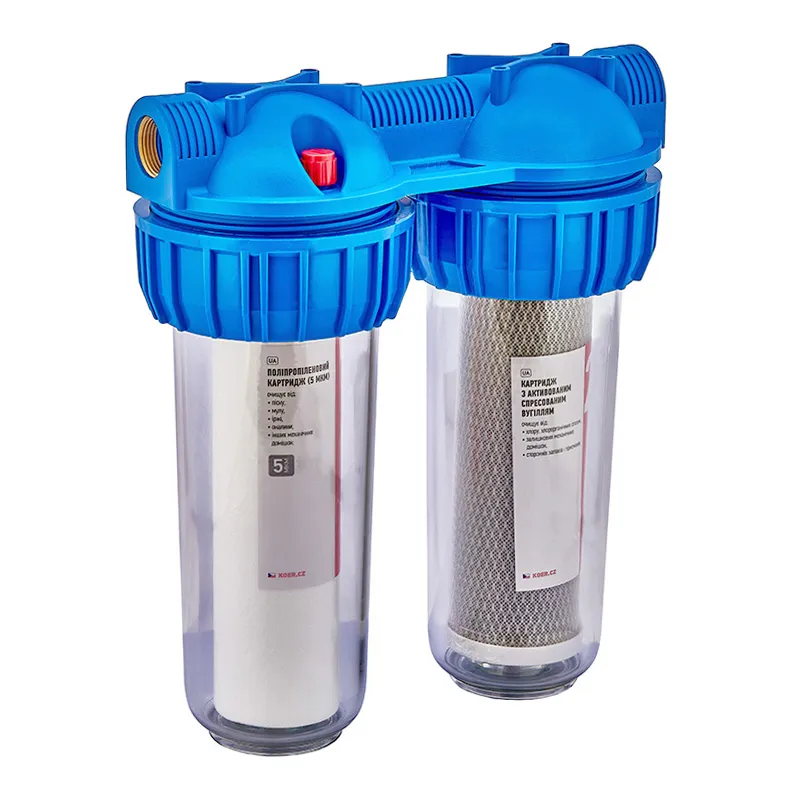 Фільтр для холодної води Koer KV-25-3/4 (2 колби, 8 атм. 3/4") (KR5021) Київ - фото 1