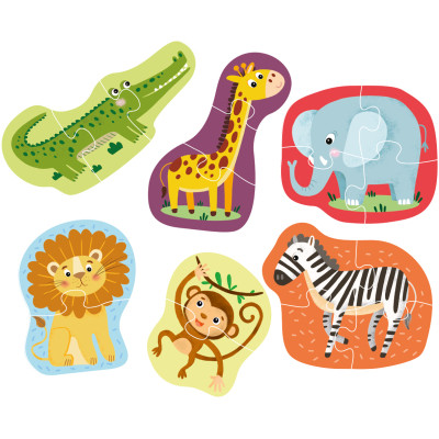 Пазл DoDo 2-3-4 элемента Дикие животные (300153) Винница - изображение 2