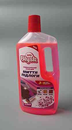 Універсальний засіб для миття підлоги Super Blysk Квітковий 1000 мл (1 шт.) Харків