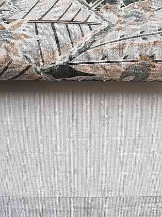 Шпалери вініл на флізеліні AS creation Metropolitan stories By Time 0,53х10 джунглі листя чорні сірі Київ