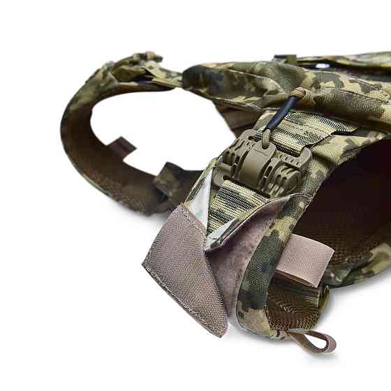 Плитоноска тактическая без плит MPS М8 Pro Cordura 1000 Пиксель mm14 Киев