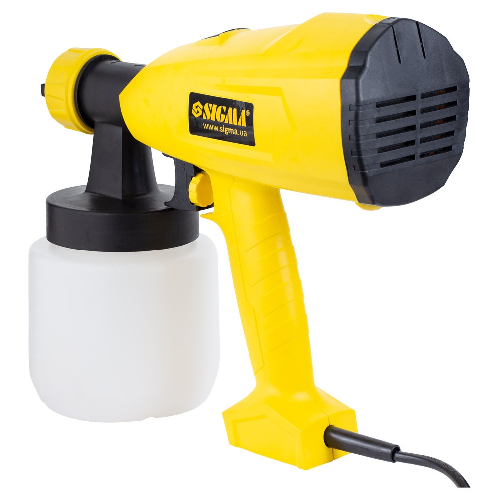 Sigma Краскораспылитель электрический HVLP 350Вт Ø1.8/2.6мм 800мл/мин н/б 800мл SIGMA (6816121) Коломыя - изображение 3