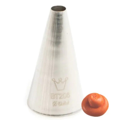 Кондитерская насадка Martellato Round 6 мм (BT 206) Винница - изображение 1