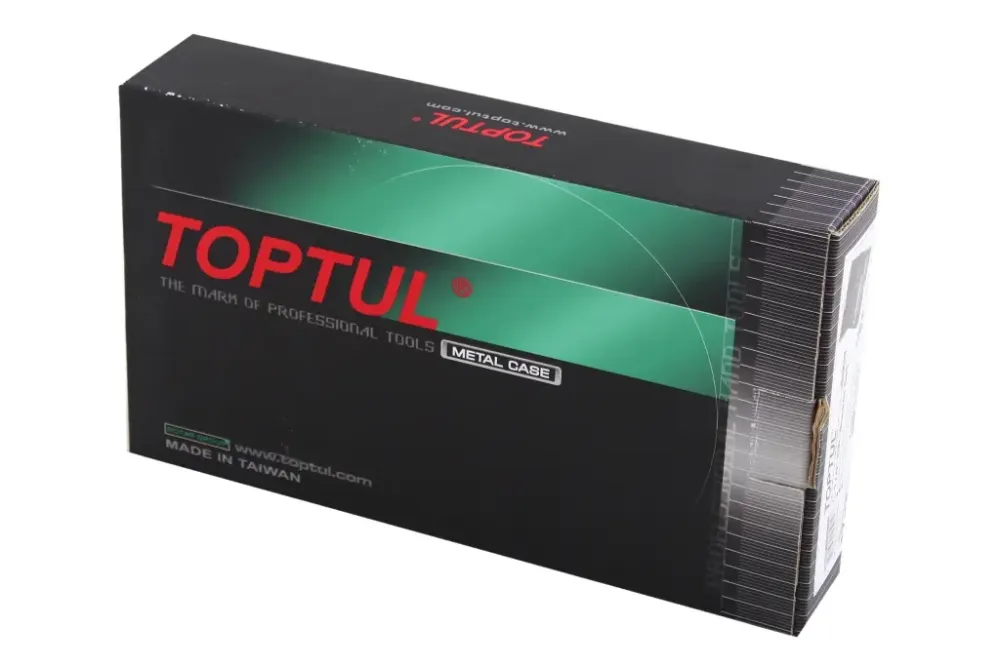 Набір голівок 1/4 6-г. 17 ед. Toptul 4-13м в метал. валізі Вінниця - фото 3