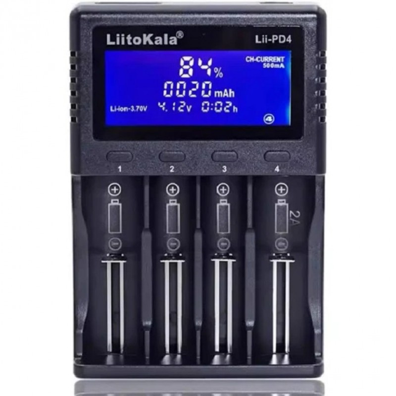 Универсальное зарядное устройство для LiitoKala Lii-PD4 Три уровня защиты, Выбор тока зарядки: 0,5A 1,0A 2,0A Одеса - фото 4