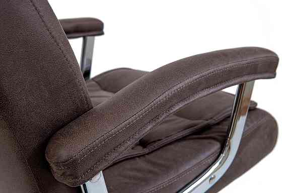 Офісне Крісло Керівника Richman Telavi Ameli Coffee Хром М2 AnyFix Коричневий Київ