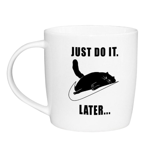 Чашка Просто зроби це потім 360мл бочка (подарункова уп) 1849 Кварта Житомир - фото 1