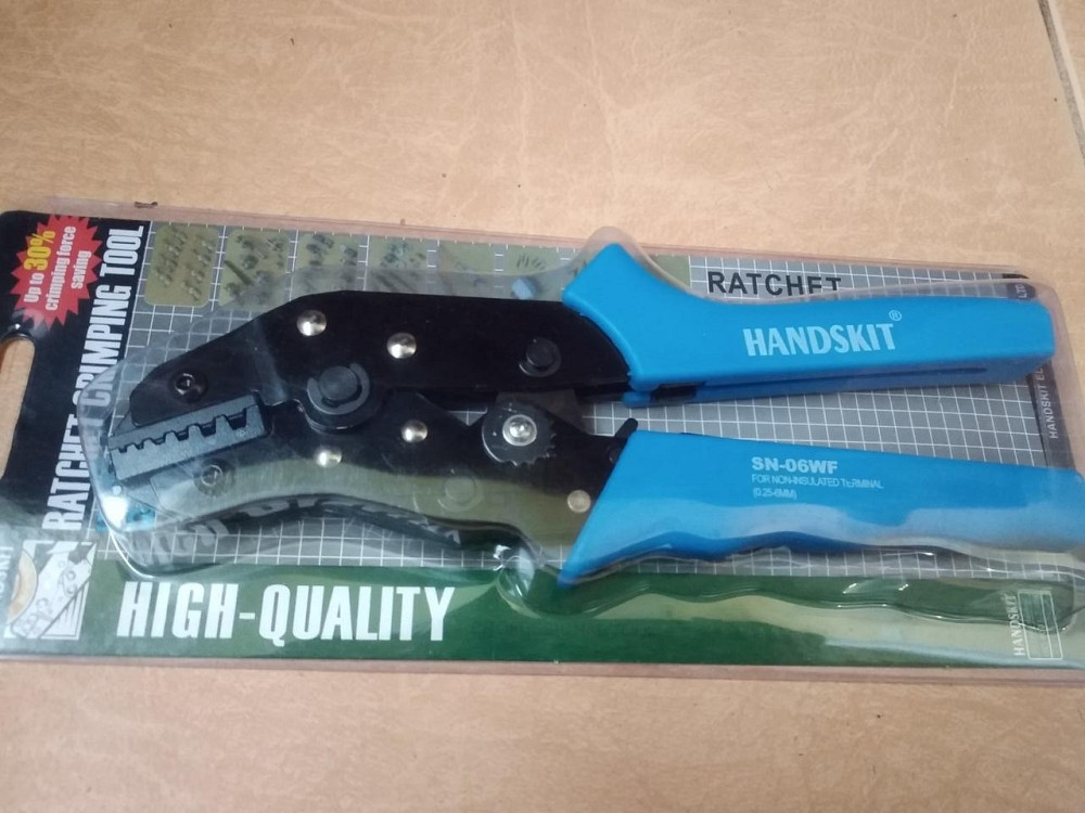 Инструмент SN-06WF для опрессовки неизолированных клемм 0.25-6 мм.кв., HandsKit Полтава - изображение 1