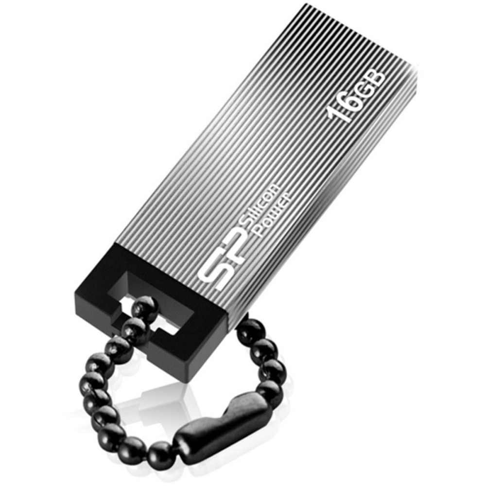 Flash SiliconPower USB 2.0 Touch 835 16Gb Iron Gray no chain metal Київ - фото 1