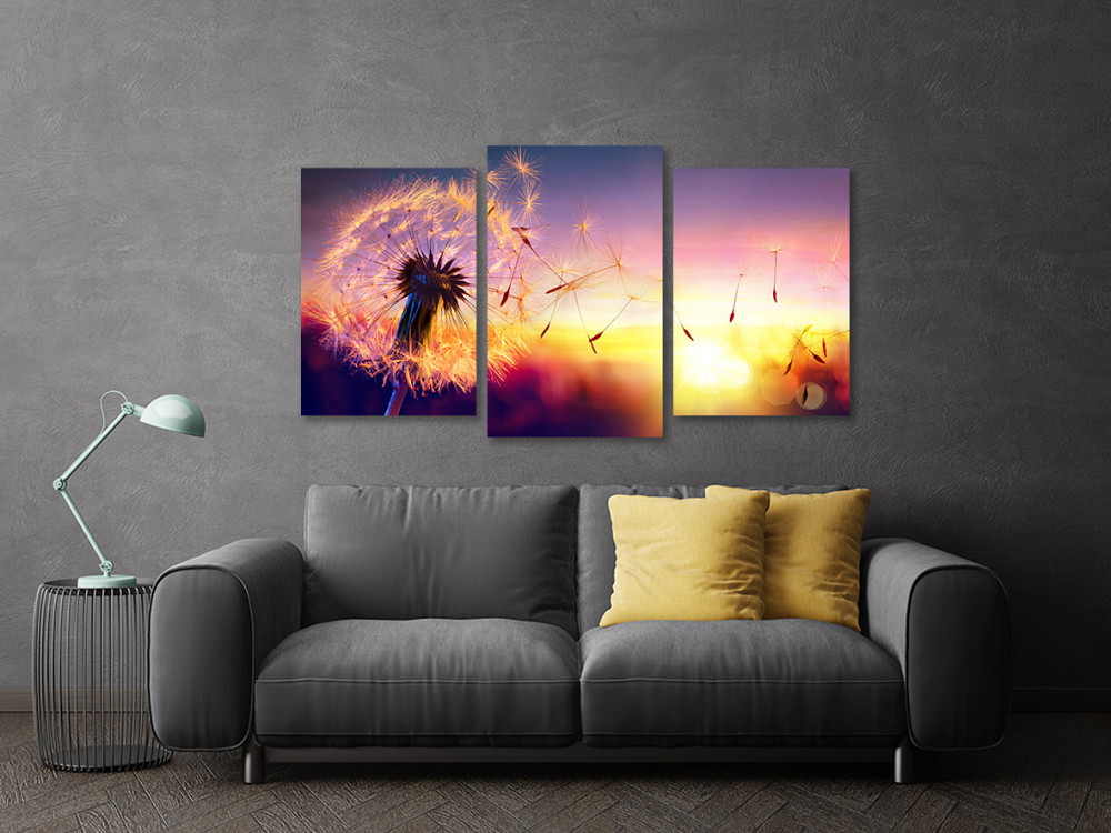 Модульна картина у вітальню/ спальню Кульбаба   Art-573_3 Київ - фото 3