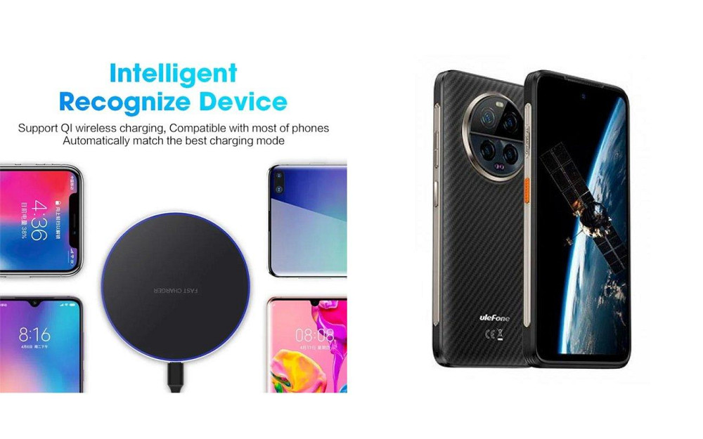 Беспроводное зарядное устройство Copper до 30W для OPPO Find X9, OPPO Find X9 Pro, USB-C, LED Киев - изображение 4