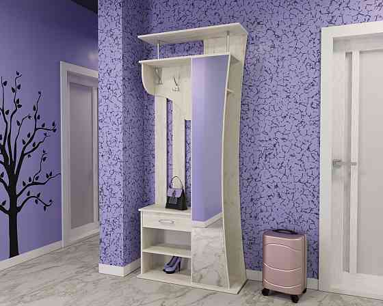 Прихожая Соло-8, Дуб Крафт Білий, 900/330/2100 Львов