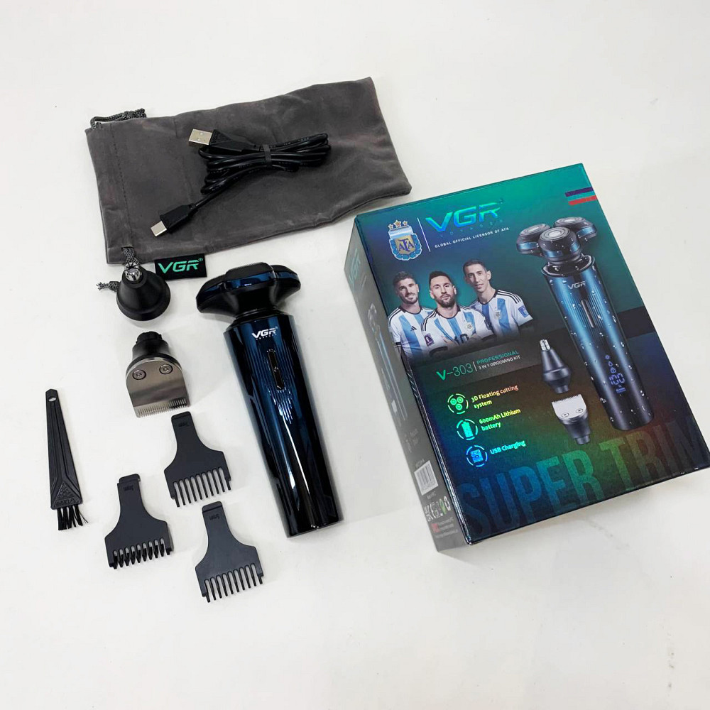 Бритва с аккумуляторным зарядным устройством, Электрическая бритва для качественного бритья AP-26 Львов - изображение 8