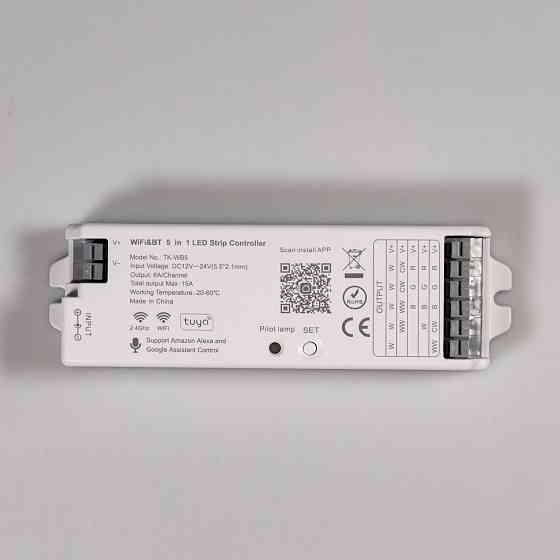 Smart Systems group LED контролер універсальний TK-WB5 Dim+RGB+CCT, 15A, Wi-Fi+Bluetooth+RF2,4G Київ