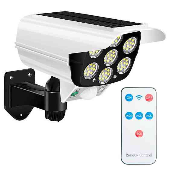 Уличный фонарь в виде камеры на солнечной батарее + пульт ДУ,Т-08 SBR Киев