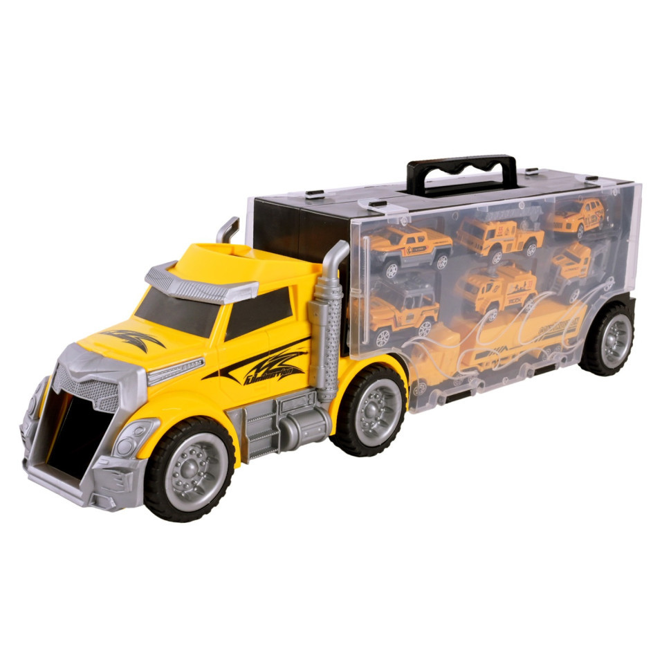 Дитячий трейлер з машинками LH638, 6 машинок Вінниця - фото 1