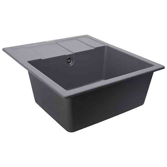 VALESO Гранітна мийка для кухні VALESO ARIA 5851 матова Сірий мусон Київ