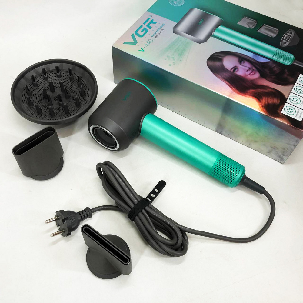 Фен практичный VGR V-440, Электрический фен для профессионального использования Хороший мощный VS-24 Львов - изображение 6