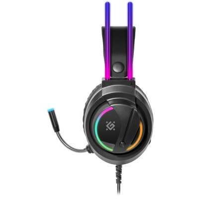 Наушники Defender Flame RGB Black (64555) Винница - изображение 10