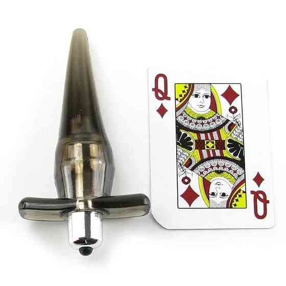 Анальний вібратор Toy Joy Power Buttplug сірий Sex Aura Київ