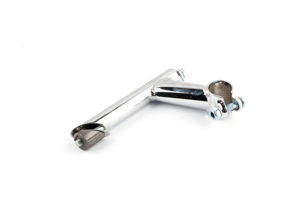 Винос керма велосипеда (під кермове різьбове) (L-15 см, D-22mm) (хром) Мукачево - фото 1