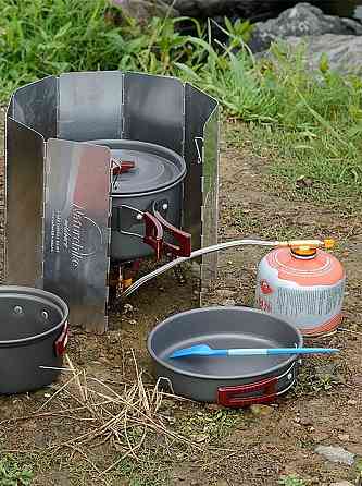 Ветрозащитный экран для горелки Naturehike NH 10 NH20CJ008 steel Киев