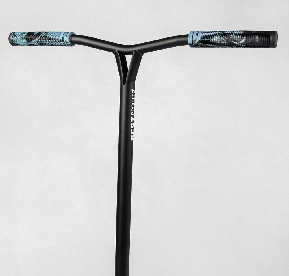 Самокат трюковий Best Scooter SCS-система пеги алюмінієвий диск та дека Чорно-блакитний (MT-40488) Чернигов - изображение 7