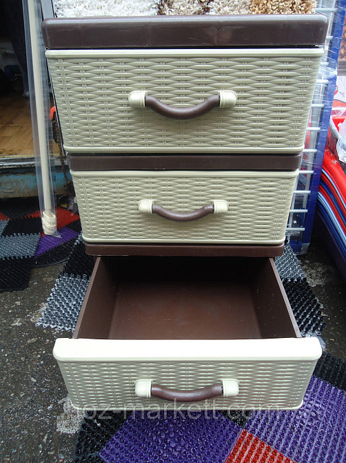 Комод пластиковий міні на 5 ящиків Харків - фото 3