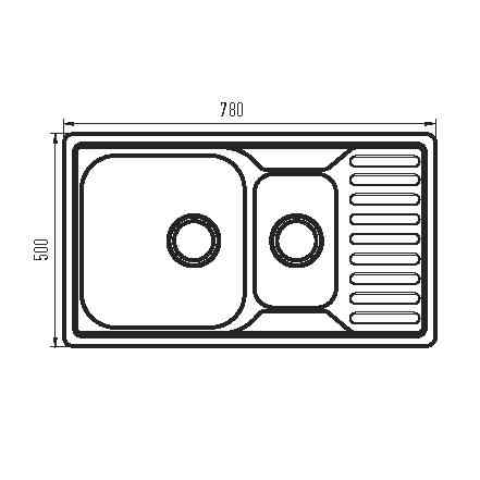 Мийка кухонна Zerix Z7850A-08-180MD Armonia    ( ZS0577 ) 32571 Харків