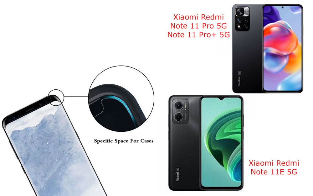 Захисне скло HyperGlass Pro для Xiaomi Redmi Note 11 Pro 5G, Note 11 Pro+ 5G, Note 11E 5G – максимальна чутливість та захист Київ - фото 3