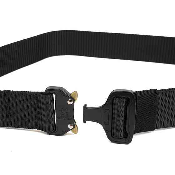 Ремінь чоловічий текстильний Vintage 20337 Чорний Київ