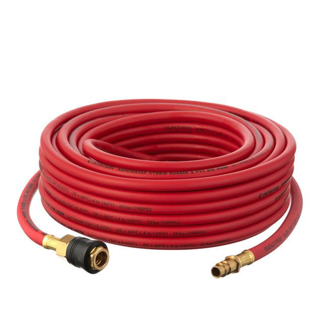 Шланг гибридный, профессиональный, 20 атм, 6×11 мм, 20 м, с латунными быстроразъемными соединениями, STORM INTERTOOL PT-1762 Киев - изображение 2