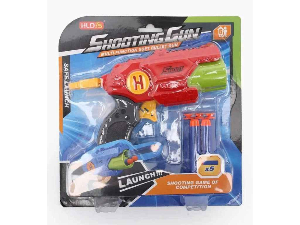 Пістолет червоний арт.825A ТМ 7TOYS Київ - фото 1