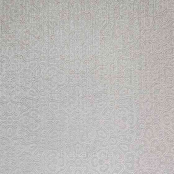 Шпалери метрові вінілові на флізелін Villa Marburg Lombardi вензелі східний малюнок бірюзовий з сріблом Київ