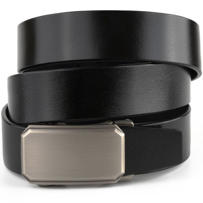 Ремень Vintage Мужской с автоматической пряжкой Черный (20275) Винница - изображение 1