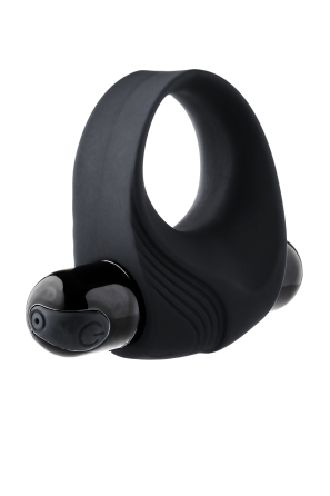 Эрекционное кольцо с вибрацией Dream Toys Ramrod черное, 8 х 3.2 см Sex Aura Киев