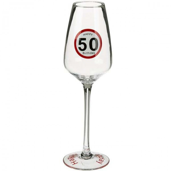 Бокал ООТВ для шампанського Happy Birhday 50 Ровно - изображение 1