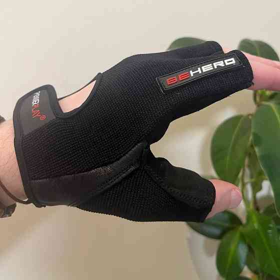 Рукавички для фітнесу і важкої атлетики PowerPlay 9200  чорні L Київ