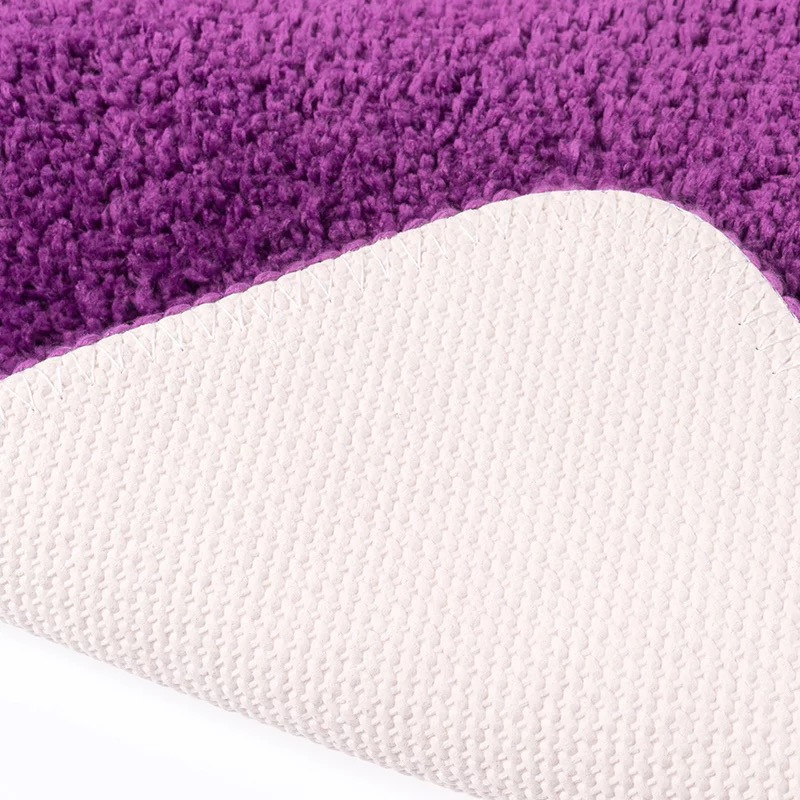 Коврик для ванны и душа Bathlux мягкий тканевой прорезиненный, нескользящий Фиолетовый Каменец-Подольский - изображение 5