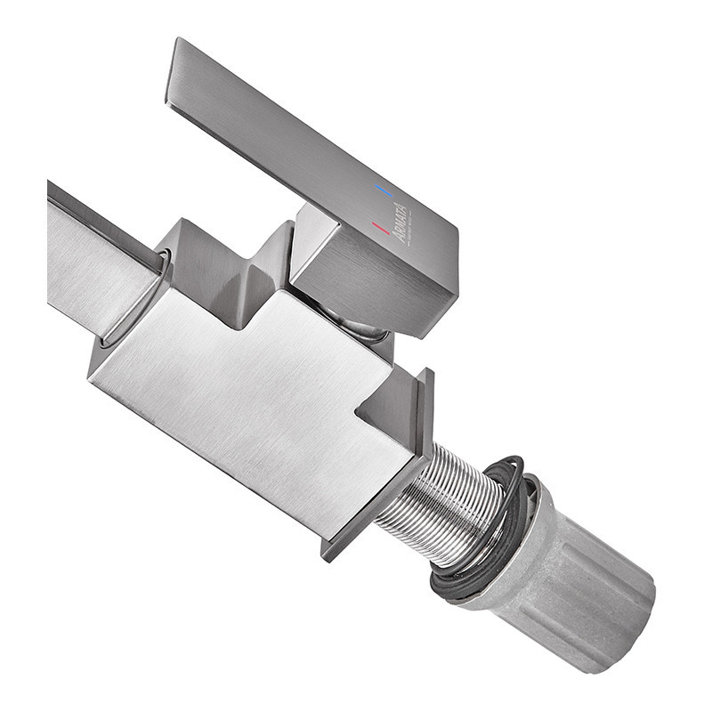 Кухонний змішувач Armata Kub-011 з нержавіючої сталі CH6494 Харків - фото 4