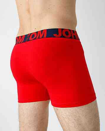 Труси-шорти чоловічі однотонні червоні — Tom John 2020-8 XXL Київ