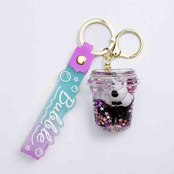 Дитячий брелок Panda TV 5×5 (см) для ключів, на сумку і рюкзак HP-55-31HEART Коломия